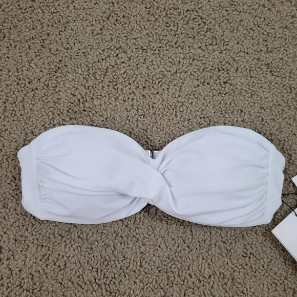 Veronica Beard Lina Twist Bandeau Top - Picture 2 of 5